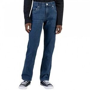 Levi’s Boys 511 Slim Flex Adjustable Waist Stretch Straight Leg Jeans (Size: 14)